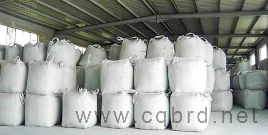 Borida jumbo bags on pallets for silica fume